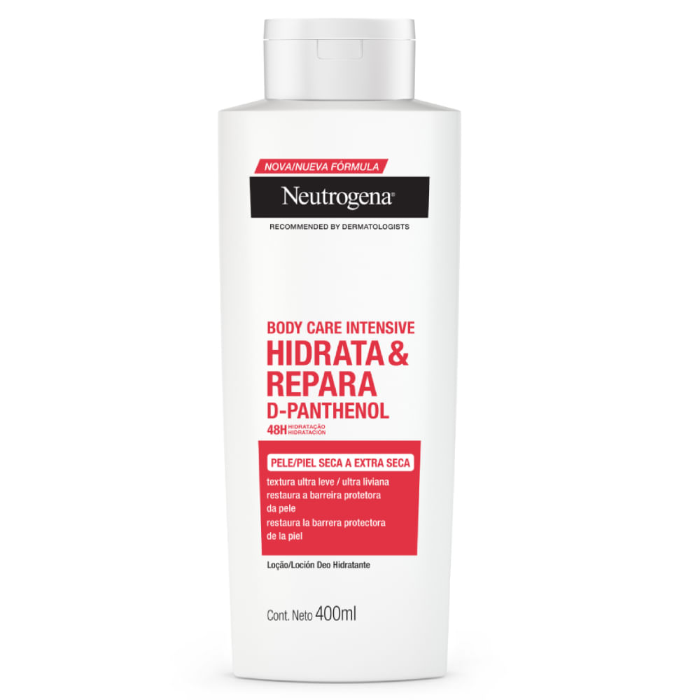 Hidratante Corporal Neutrogena Body Care Intensive Hidrata e Repara 400ml Regeneração Intensa